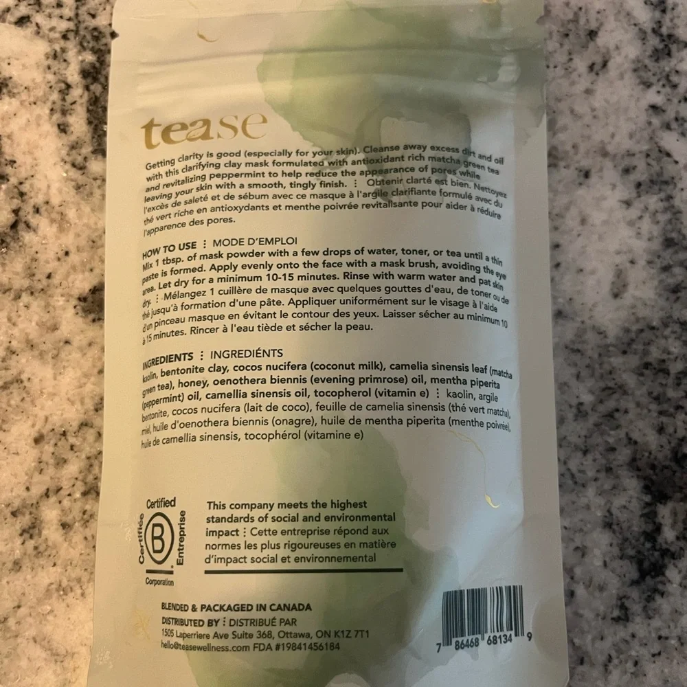 Cool & Clear Matcha Face Mask